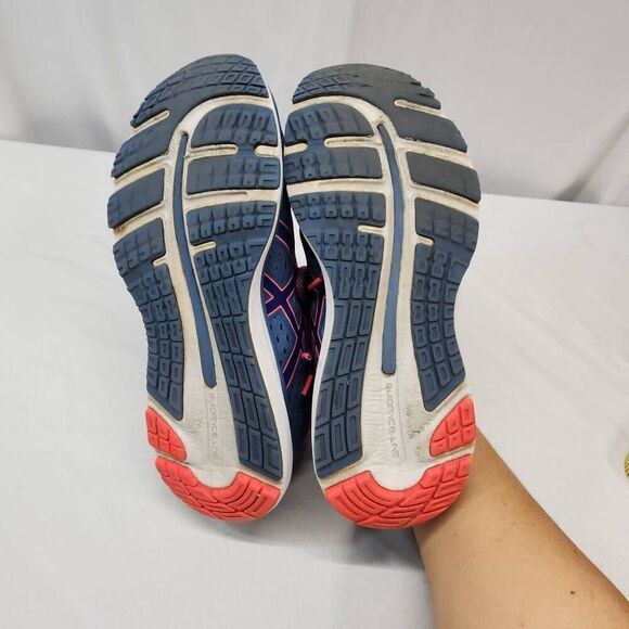 ASICS Gel Cumulus 20 Azure Blue print 1012A008-401 Running Shoes Size 9.5 Women' - Picture 6 of 9